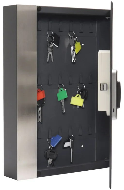 Skrinka na kľúče KEY PRO, na odtlačok prsta, na 24 kľúčov