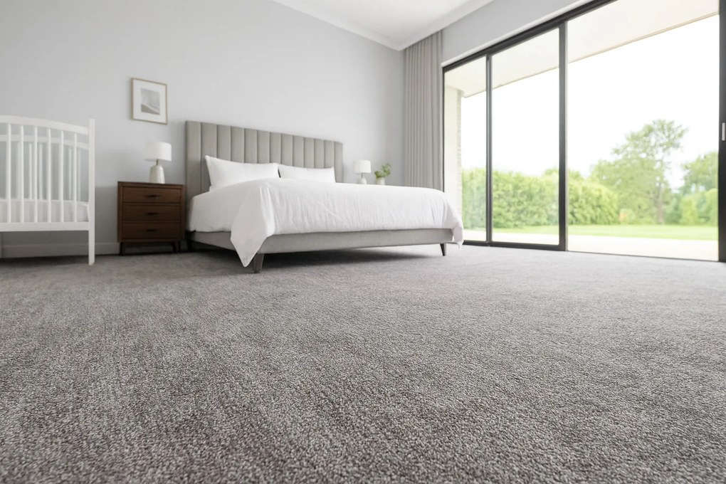 Koberec metráž Leon 39144 Šedý, na mieru, šíře 3m,4m, šedá, filc, chodba / predsieň, Spoltex