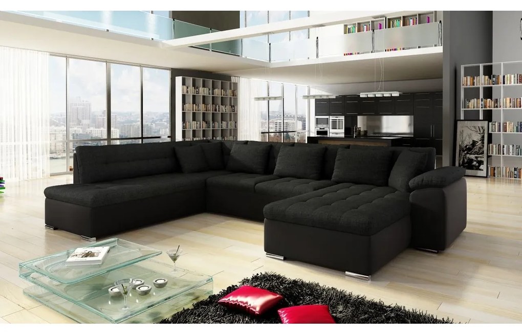 Rohová sedačka Tony s funkciou spania, Dostupné poťahy: Nazar 225.02, Strana: Pravá - U