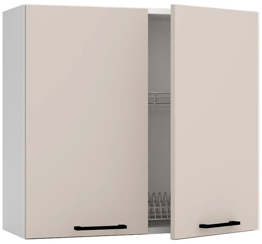 Kuchynská skrinka Max W80su Alu svetlobéžová