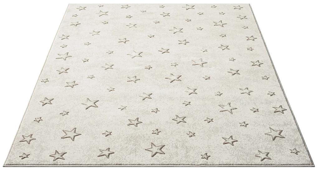 Dekorstudio Detský koberec MARA 725 Hviezdičky Rozmer koberca: 160x230cm