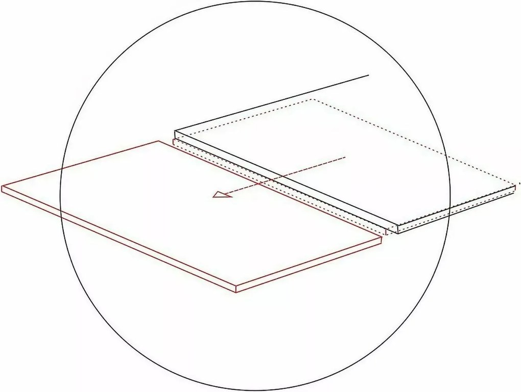 Jedálenský rozkladací stôl Infinity 160/240 cm keramika biely mramor/medený