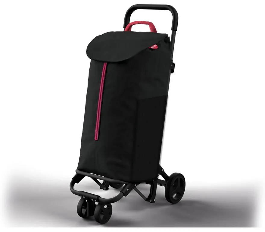 Čierny nákupný vozík Vileda Twin, 52 l