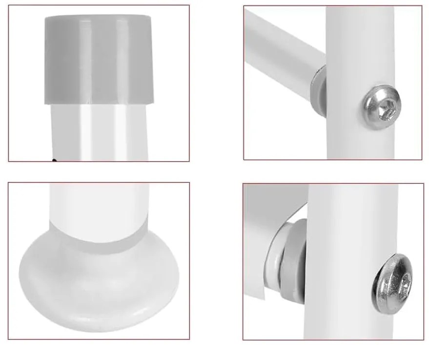 VERK GROUP Polica / regál nad záchod, do kúpeľne, biela, 153 x 45 x25 cm