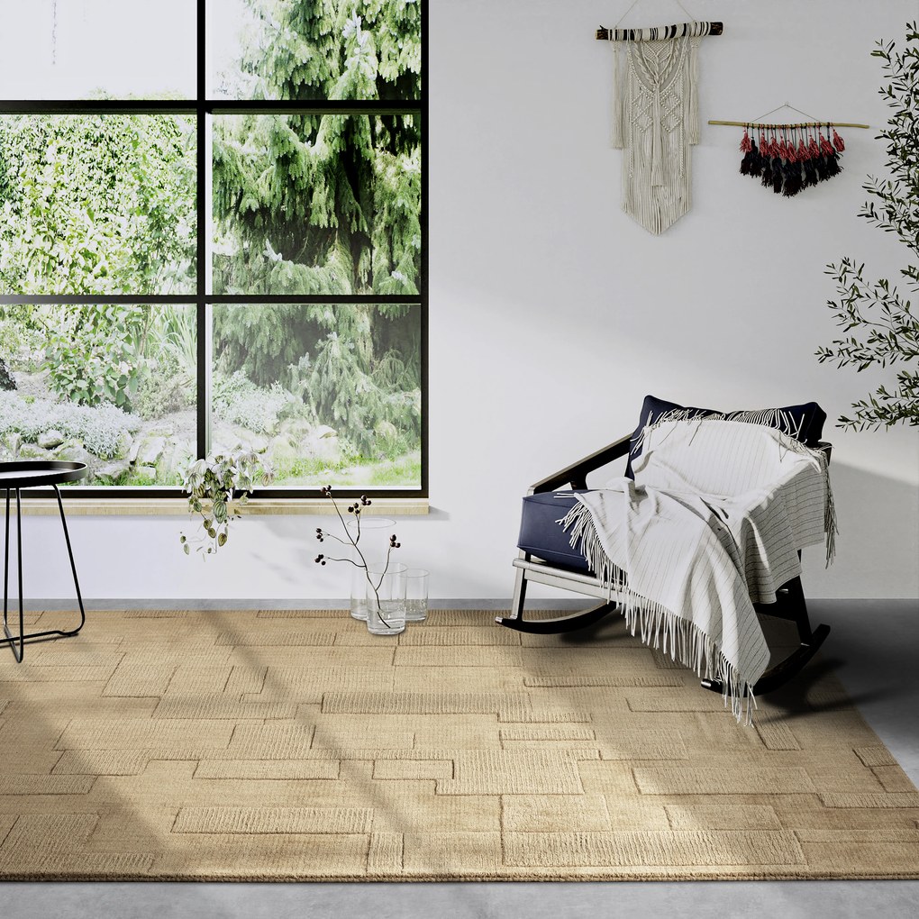Villeroy & Boch Kusový koberec 106180 Beige, 190x280, béžová, obývacia izba
