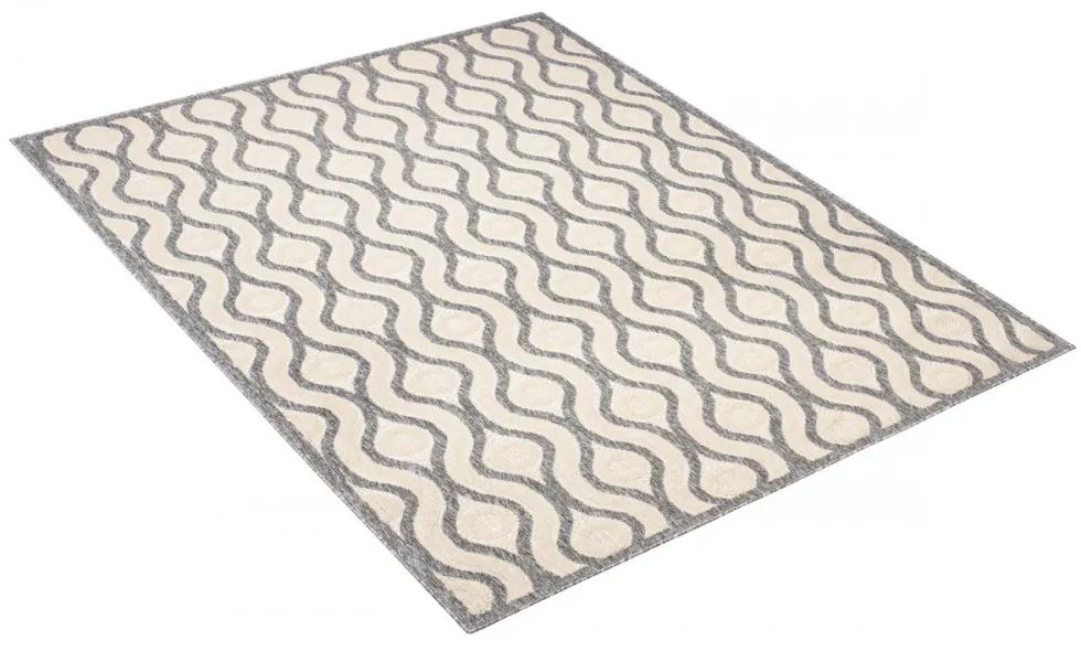 Kusový koberec Virginie sivo krémový 140x200cm