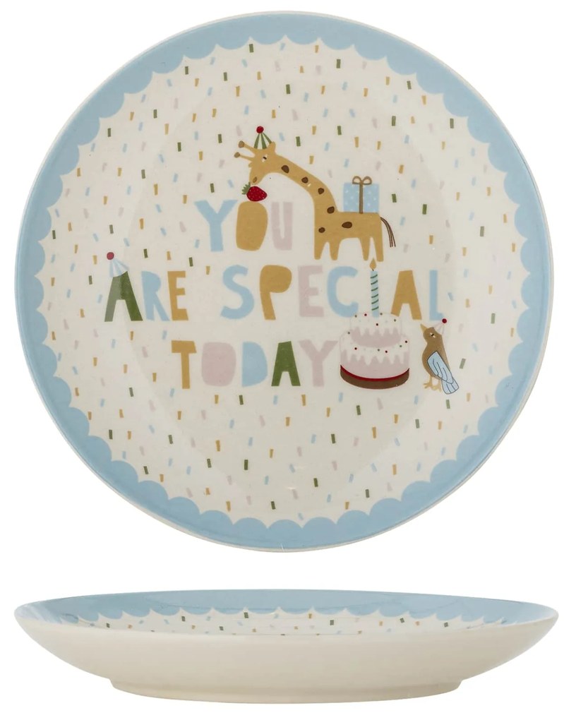 Bloomingville Keramický tanier Celebrate Blue Ø 16 cm