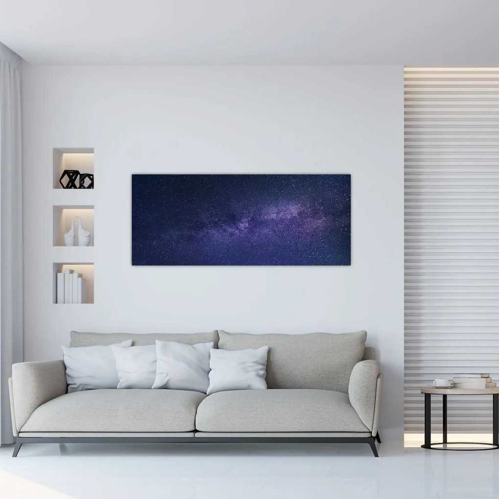 Obraz galaxie (120x50 cm)