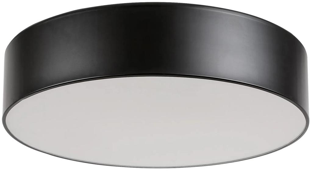 RABALUX Stropné prisadené moderné osvetlenie RENATA, 3xE27, 10W, 45cm, okrúhle, čierne