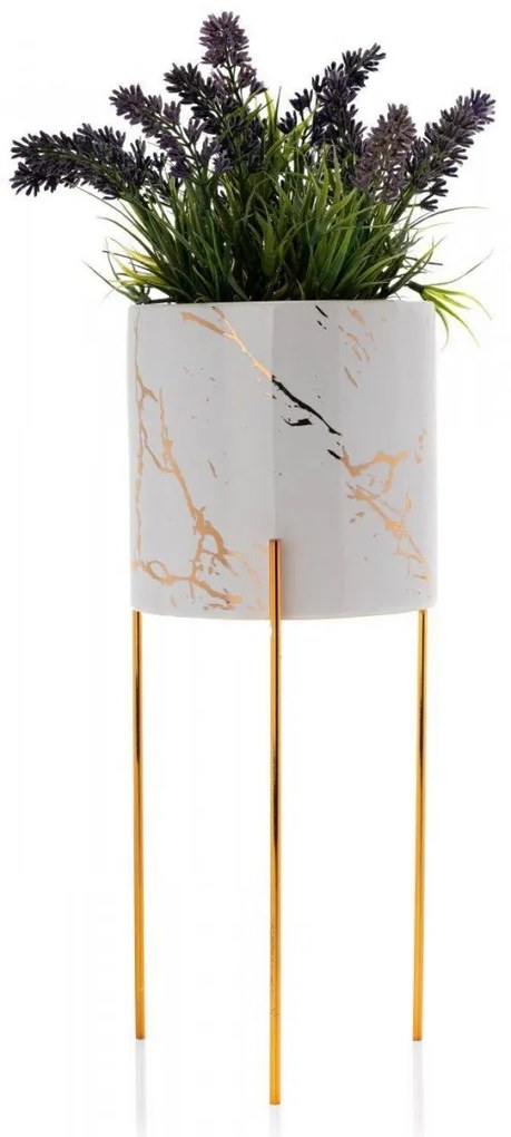 Kvetináč Nila 32 cm biely