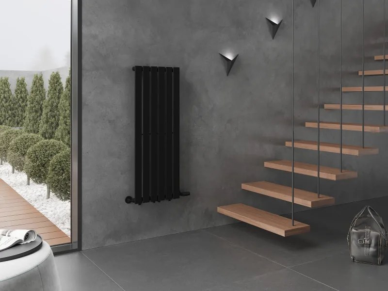 Mexen Boston, vykurovacie teleso 1200 x 452 mm, 611 W, čierna, W213-1200-452-00-70