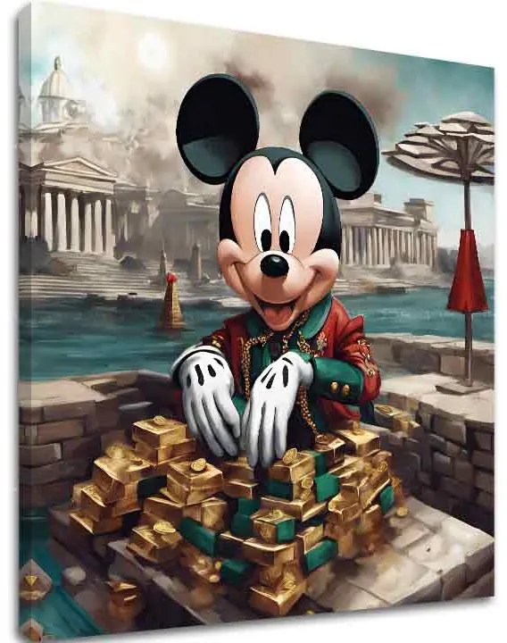 Obraz na plátne - Mickey Mouse v Luxuse | different dimensions