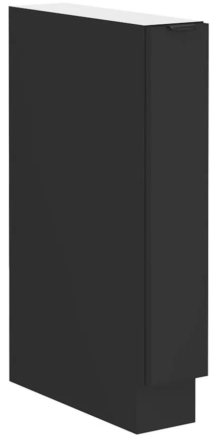 Kuchynská skrinka Siena čierna mat 15d Cargo bb