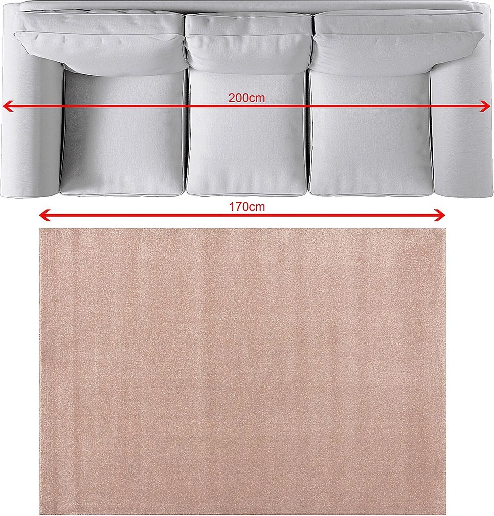 Koberec Sevilla dusty rose 120x170cm