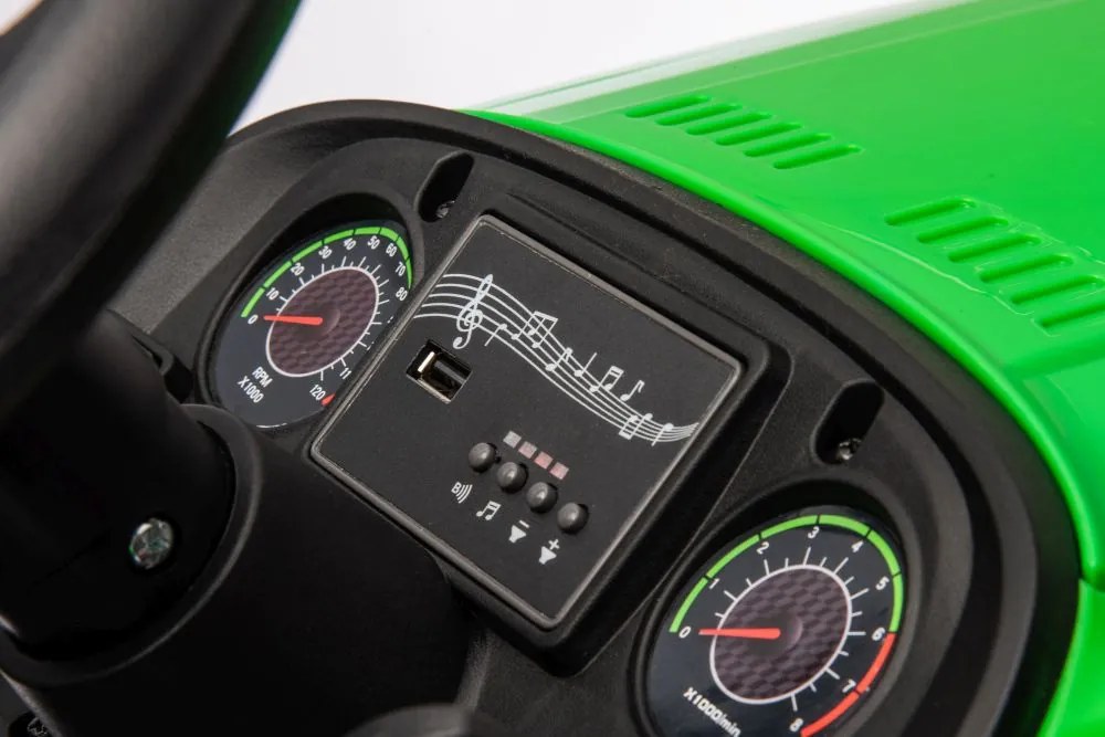 LEAN CARS Nabíjací traktor HC-306 Green 24V