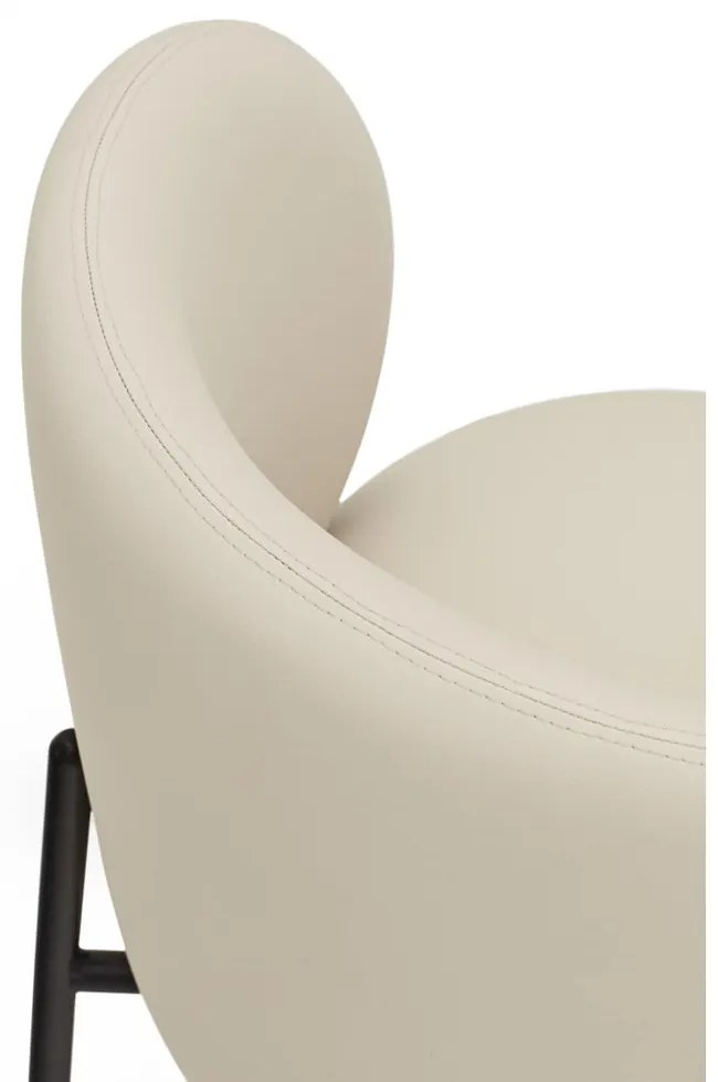 Biele čalúnené jedálenské kreslá v súprave 2 ks Mogi – Teulat