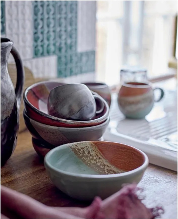 Hnedý keramický hrnček 280 ml Paula – Bloomingville