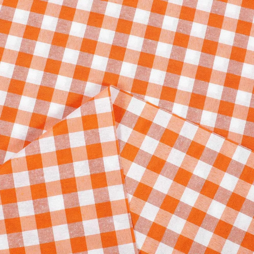 Biante Dekoračné prestieranie na stôl Rebeka RE-005 Oranžovo-biela kocka stredná 35x45 cm