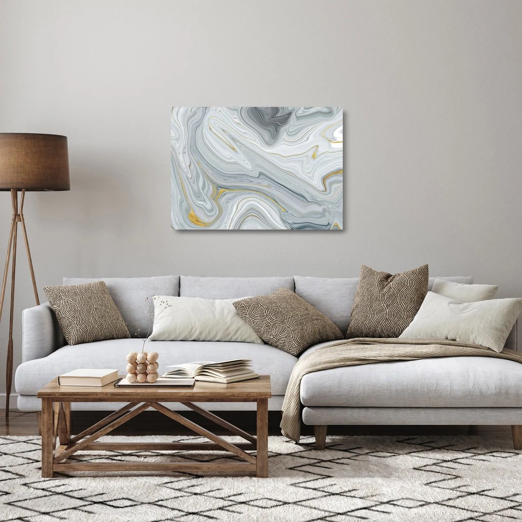 Sklenený obraz - Abstrakcia (70x50 cm)