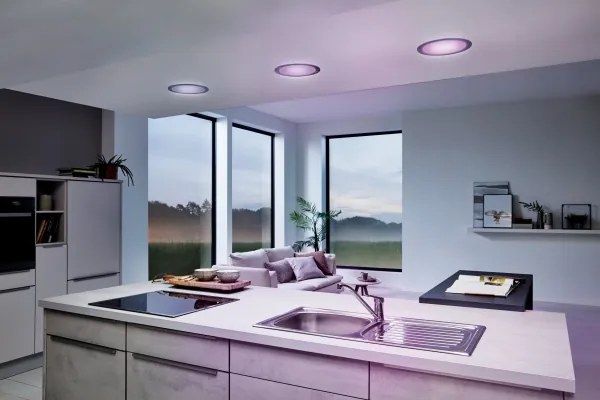 Eglo 33317 - LED RGBW stmievateľné zapustené stropné svietidlo FUEVA-C LED/15,6W/230V pr. 22,5 cm