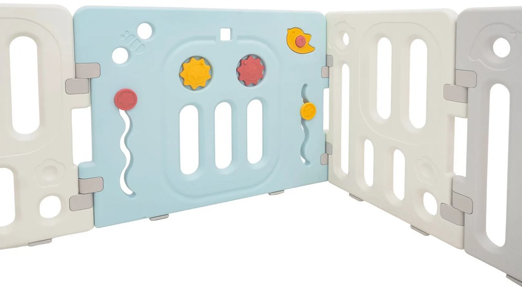 Modulárna ohrádka Hippo pre deti ZOG.SQ-002 Farba: modrá