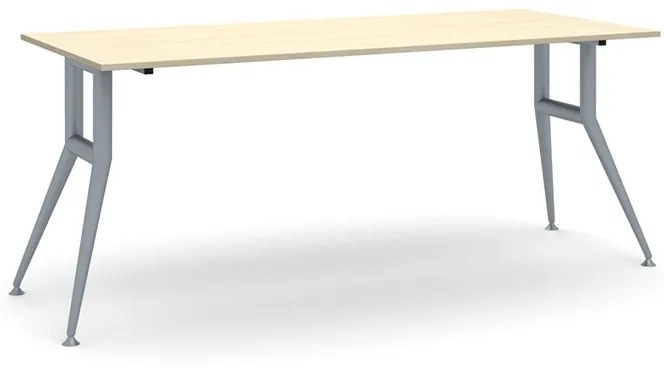 Rokovací stôl WIDE, 1800 x 800 mm, breza