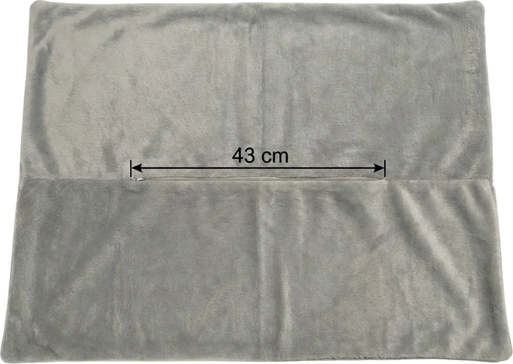 AKCIA Mikroplyšové obliečky VELSOFT sivé II. akosť Rozmer obliečky: 70 x 90 cm | 140 x 200 cm