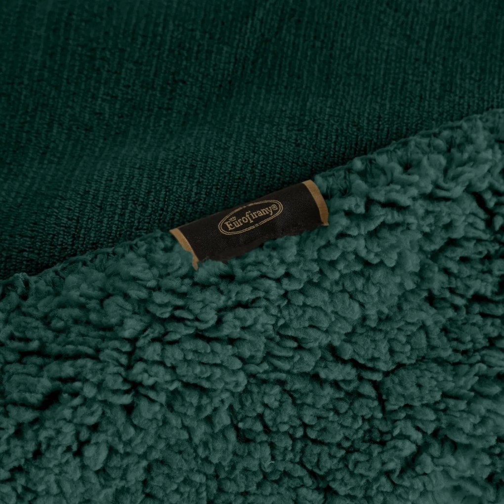 BUKLÉ DEKA TEDY 150X200 CM TMAVOZELENÁ