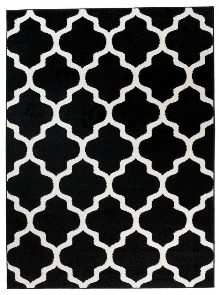 Kusový koberec Berda čierny 120x170cm