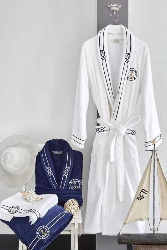 Soft Cotton Luxusný pánsky župan MARINE MAN v darčekovom balení