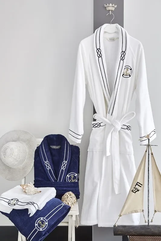 Soft Cotton Luxusný pánsky župan MARINE MAN v darčekovom balení