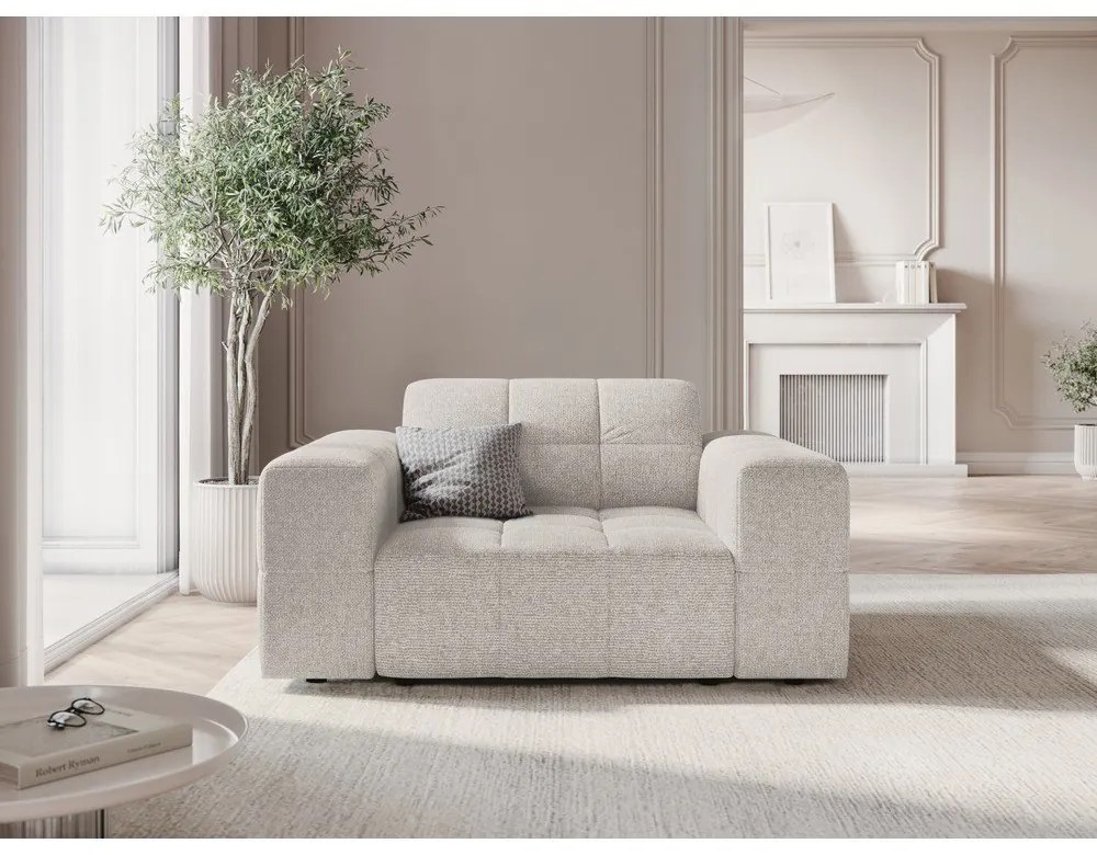 Svetlosivé kreslo Chicago – Cosmopolitan Design