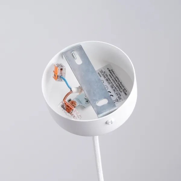 Sollux SL.1360 - Luster na lanku NICUS 1xE27/15W/230V biela