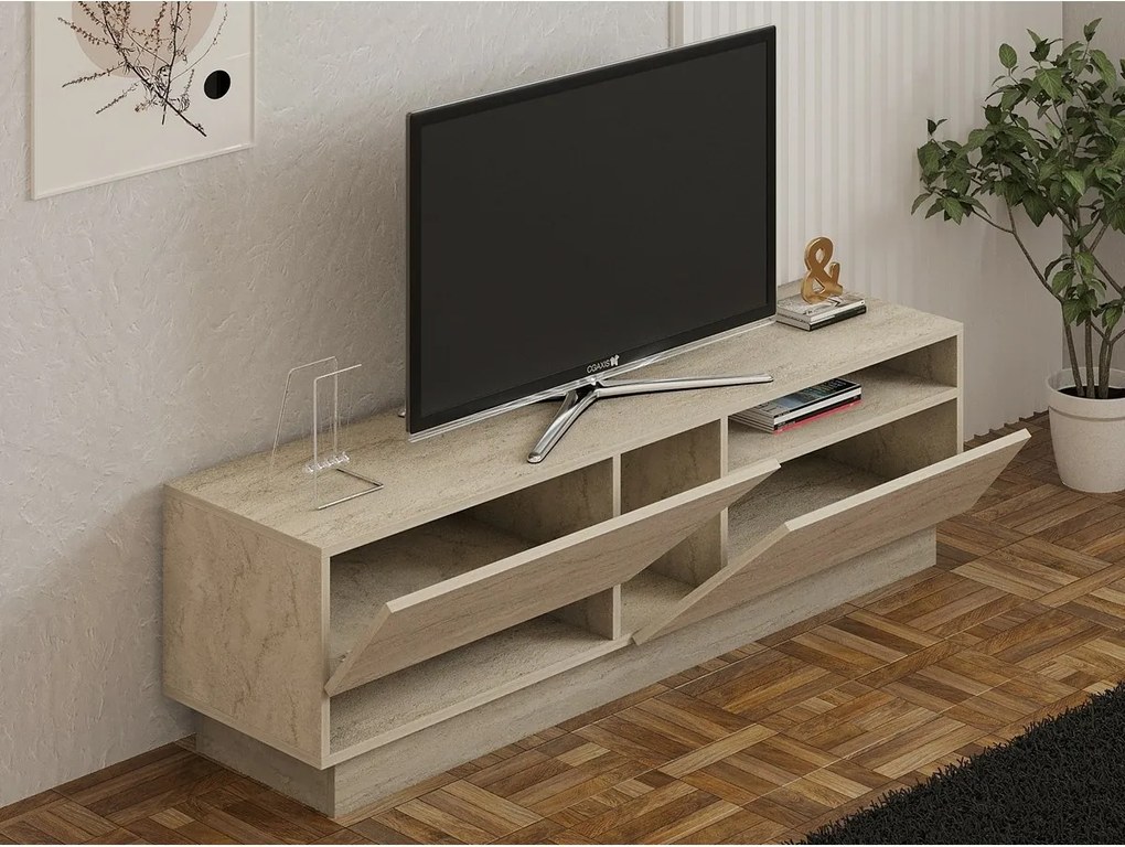 Koza Travertine TV stolík