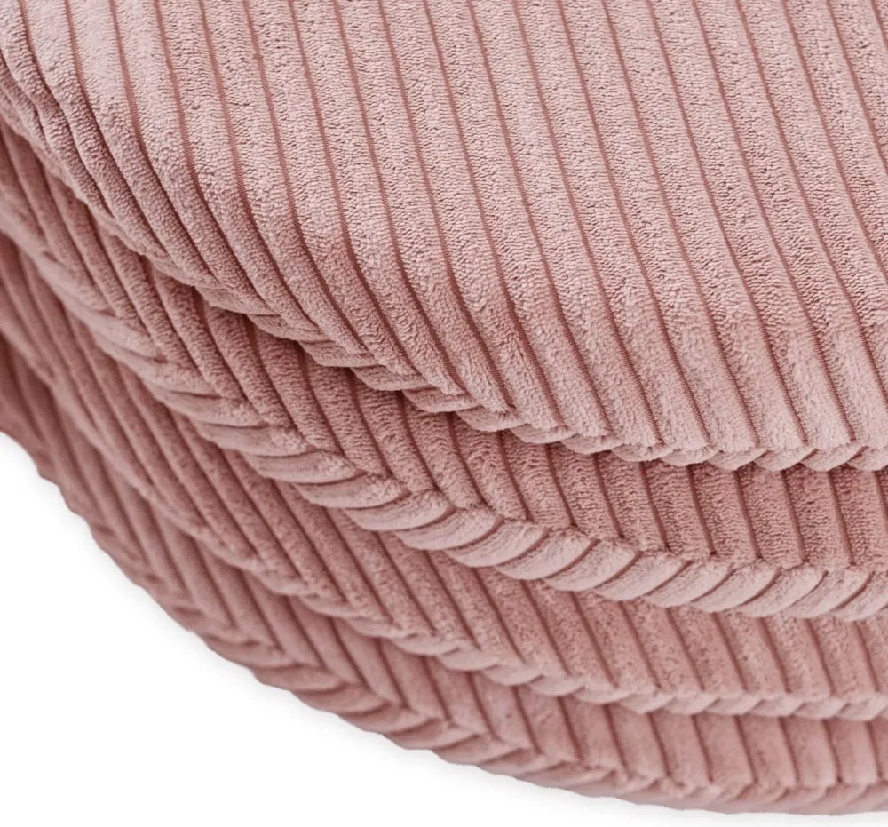 Kvetinová podložka 115x115x5cm, ružová, prémiový menčester