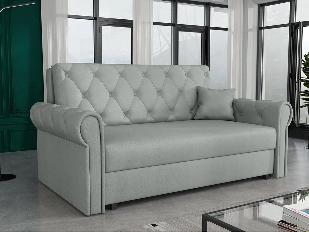 Rozkladacia pohovka Carivia Roma III (sivá) (s úl. priestorom). Vlastná spoľahlivá doprava až k Vám domov. 1105520