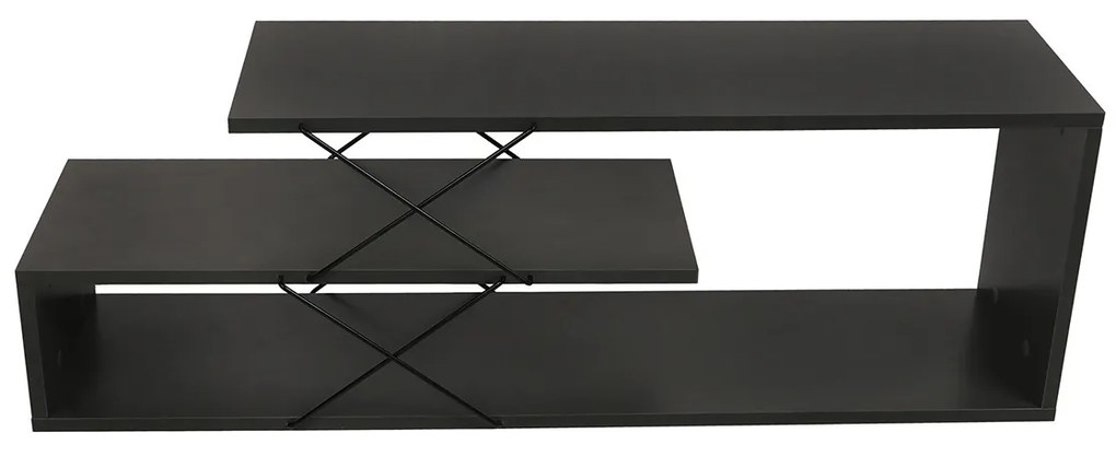 TV stolík Zigzag Anthracite