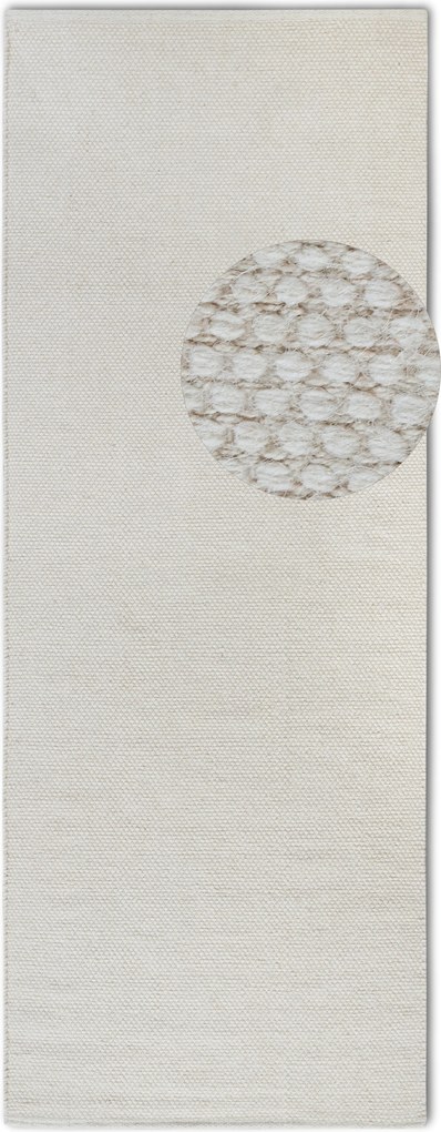 Behúň Delhi 106052 White z kolekcie Elle, 80x200, biela, chodba / predsieň, ELLE Decoration