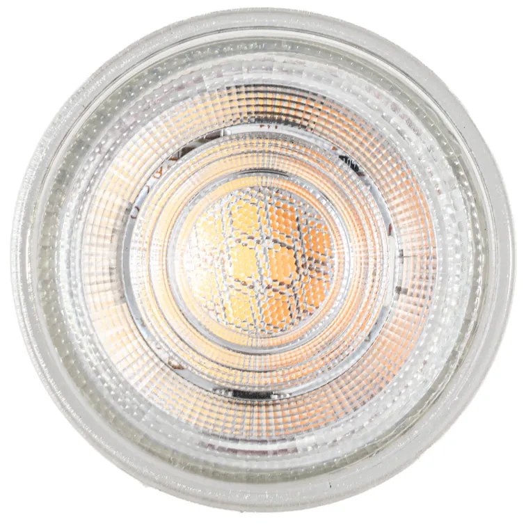 Sada 5 GU10 50 mm 3-krokovo stmievateľných LED žiaroviek Kelvin číra 4,9 W 450 lm 2000 – 2700 K