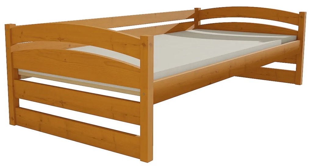 Detská posteľ Z MASÍVU 200x80 cm SO ZÁSUVKAMI - DP031