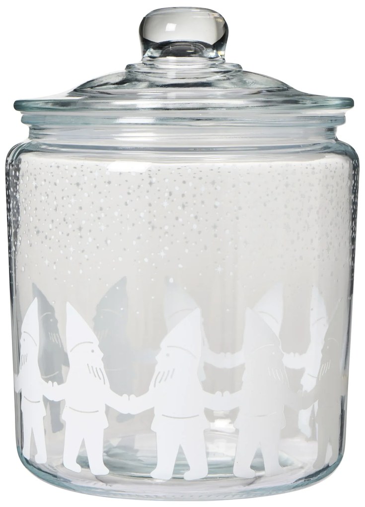 Ib Laursen Sklenená dóza Santa's Helpers 4 l