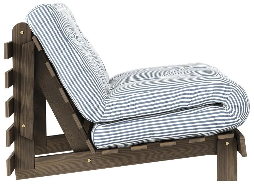 Biele/svetlo modré kreslo Roots - Karup Design