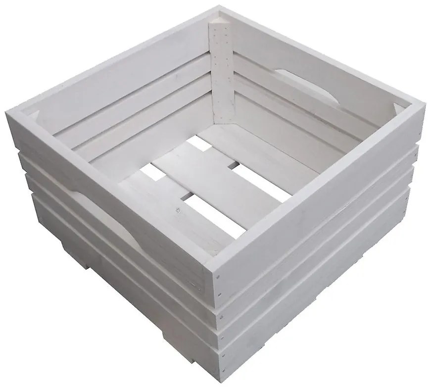 Kvetináč 43x43x26 cm -16 mm biela 4V