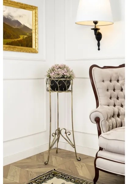 Stojan na kvety 88x28 cm zlatá