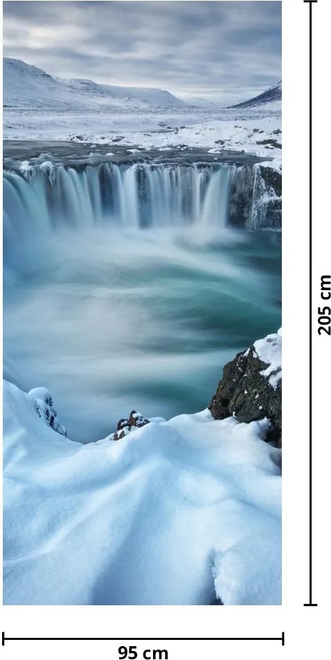 Fototapeta na dvere - Vodopád Bohov (95x205cm)