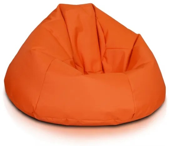 INTERMEDIC SK - Sedací vak MAXI 140x70 cm z polyesteru | rodinný vak, veľké kreslo, 570 l Farba: NC09 - Oranžová pomaranč (Polyester)