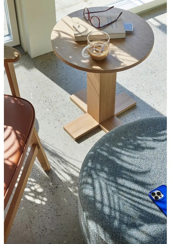 Sivý taburet Marshmellow – Hübsch