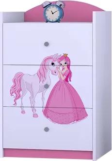 OR Komoda Mery K03 Motív: I - Princezna s koníkom
