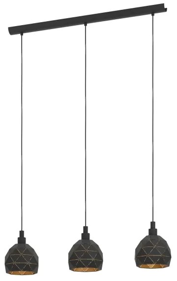 Eglo 97846 - Luster na lanku ROCCAFORTE 3xE14/40W/230V