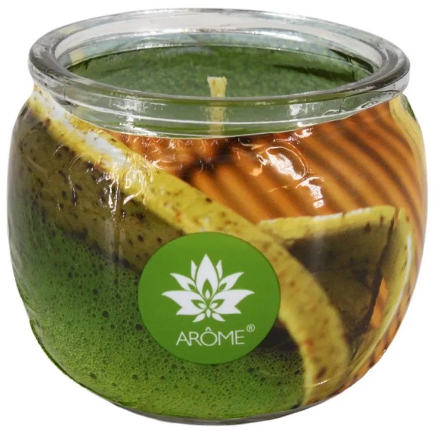 Arome Vonná sviečka v skle Matcha, 90 g